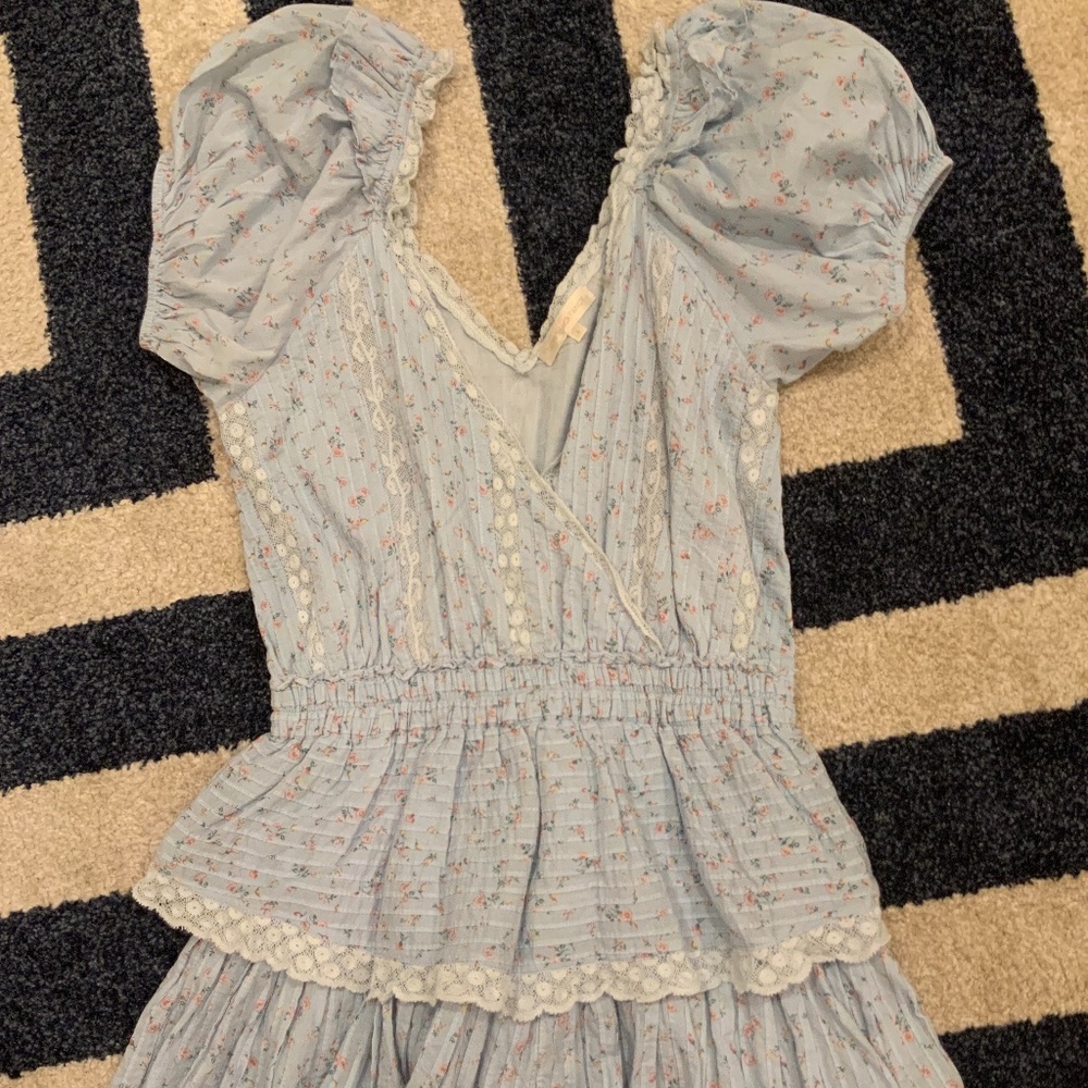 Love shack fancy carlo mini dress